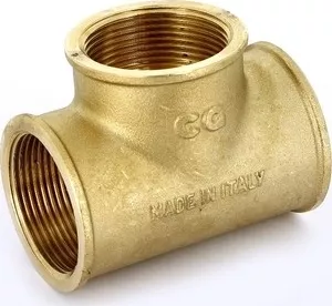 Фото №4 Тройник Uni-Fitt В 1 1/2" латунный (615G6660)
