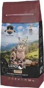 Сухой корм LANDOR Sterilized Adult Rabbit and Rice гипоаллергенный с кроликом и рисом для стерилизованных кошек 10кг
