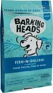 Фото №1 Сухой корм BARKING HEADS Adult Dog Fish-n-Delish Grain Free Salmon Trout беззерновой с лососем, форелью и бататом для собак 12кг (0919/18160): характе