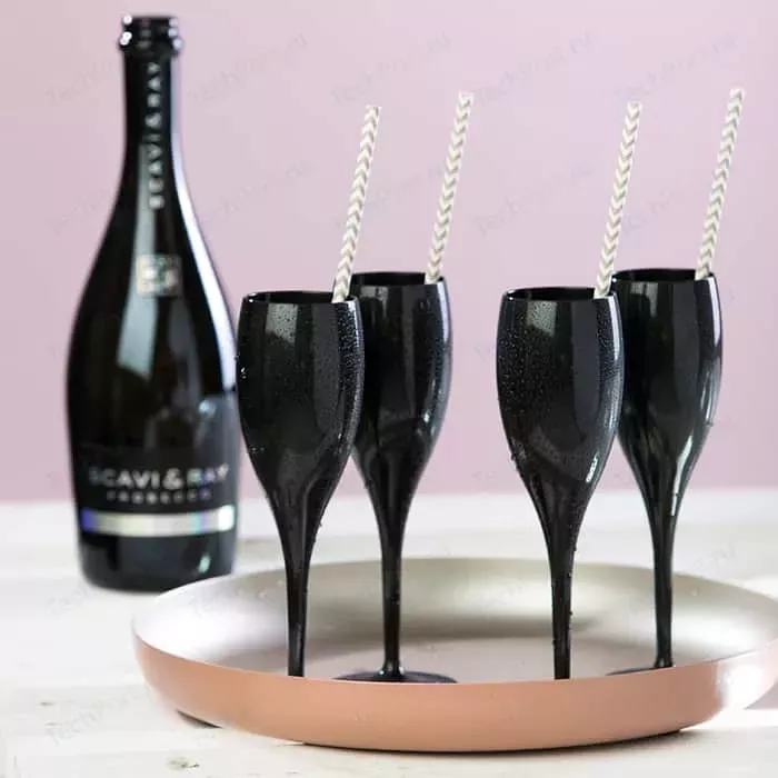 Фото №9 Набор бокалов Koziol для шампанского 4 штуки 100 мл Superglas Cheers no.1 (3588652)