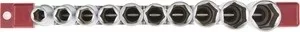 Фото №4 Набор торцевых головок MATRIX 1/2" 10-22 мм 10шт CrV (13590)
