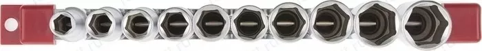 Фото №7 Набор торцевых головок MATRIX 1/2" 10-22 мм 10шт CrV (13590)