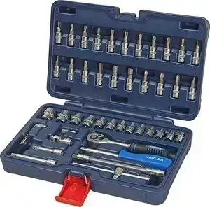 Набор головок торцевых KORUDA 1/4" DR 46 предметов (KR-2046)