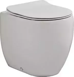 Фото №1 Унитаз приставной Kerasan Flo Slim 3112 безободковый, с сиденьем микролифт