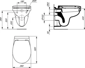 Фото №2 Унитаз подвесной Ideal Standard Eurovit (E876901)