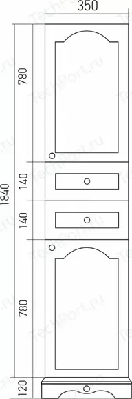 Фото №3 Пенал Mixline Прованс 35 белый ясень (0904195395975)