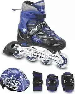 Коньки роликовые MaxCity VOLT COMBO MC - RS000016 - Синий (35 - 38)