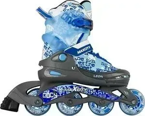 Фото №2 Коньки роликовые MaxCity LEON MC - RS000001 - Синий (26 - 29)