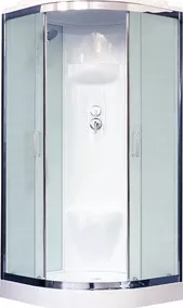Фото №5 Душевая кабина Royal Bath HK6 90х90х217 стекло белое/шиншилла (RB90HK6-WC-CH)