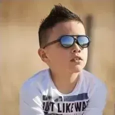 Фото №1 Cолнцезащитные очки Real Kids детские Авиатор синие (2SKYRYL)
