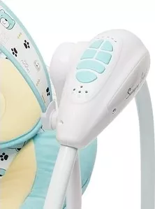 Фото №3 Электронные качели AmaroBaby Swinging Baby TURQUOISE (бирюзовый)