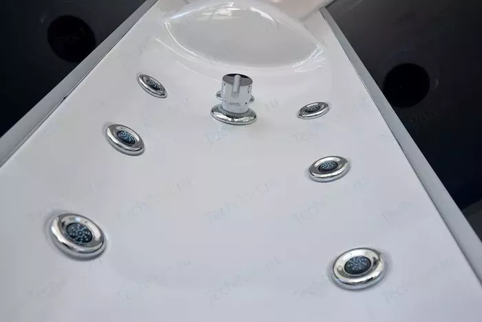Фото №8 Душевая кабина Royal Bath ВР 120x80x217 прозрачная , правая (RB8120BP3-BT-CH-R)