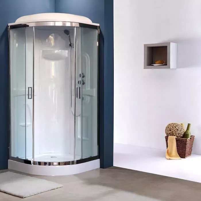 Фото №3 Душевая кабина Royal Bath HK 90x90x217 прозрачная (RB90HK1-T-CH)