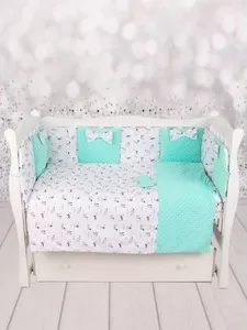 Фото №2 Бортик в кроватку AmaroBaby в 12 предметов Exclusive Original Collection Собачки