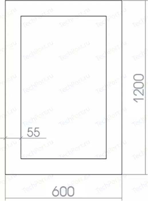 Фото №3 Зеркало Mixline Глянец Белый 41х61 в багетной раме (4620001986545)