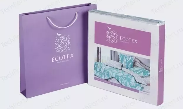 Фото №1 Комплект постельного белья Ecotex Семейный, сатин, Гармоника Монтана (4650074952215)