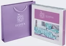 Фото №2 Комплект постельного белья Ecotex Семейный, сатин, Гармоника Монтана (4650074952215)