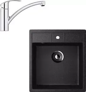 Фото №1 Мойка кухонная и смеситель ULGRAN и смеситель U-406 Grohe Eurosmart (U-406-308, 33281002)