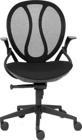 Фото №2 Кресло офисное TetChair Shell ткань черный