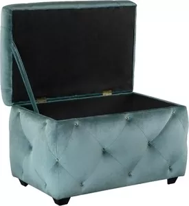 Фото №2 Сундук Leset Classic-E64 велюр YD-25B бирюзовый/ножки пластик