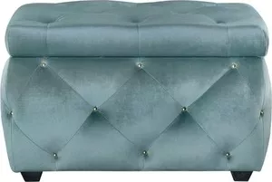 Фото №4 Сундук Leset Classic-E64 велюр YD-25B бирюзовый/ножки пластик