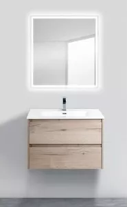 Фото №5 Тумба с раковиной BELBANGO с Kraft 70, Rovere Galifax Bianco (KRAFT-700-2C-SO-RGB, BB700ETL)