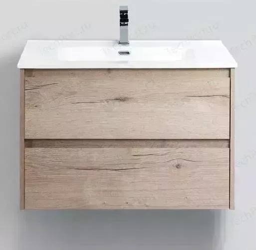 Фото №1 Тумба с раковиной BELBANGO с Kraft 70, Rovere Galifax Bianco (KRAFT-700-2C-SO-RGB, BB700ETL)