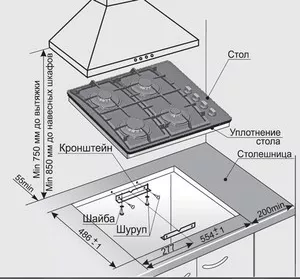Фото №3 Встраиваемый комплект GEFEST СН 1211 К21 + ДА 602-02 РА
