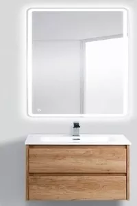 Фото №3 Тумба с раковиной BELBANGO с Kraft 90, Rovere Nebrasca Nature (KRAFT-900-2C-SO-RNN, BB900ETL)