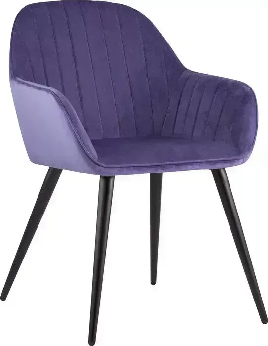 Фото №1 Кресло Stool Group Кристи вельвет синий Christy HLR-66