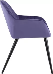 Фото №4 Кресло Stool Group Кристи вельвет синий Christy HLR-66
