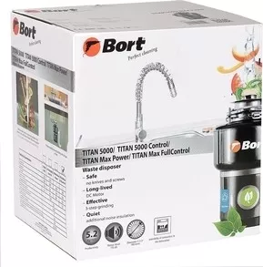 Фото №3 Измельчитель BORT пищевых отходов TITAN MAX Power (93410266)