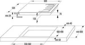Фото №5 Встраиваемый комплект GORENJE G640W1 + BO737ORAW