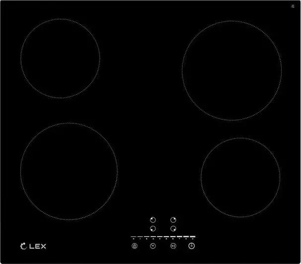Фото №3 Панель варочная электрическая LEX EVH 640-1 BL