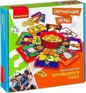 Обучающая игра BONDIBON "КРУТЯЩИЙСЯ ПАЗЛ" (ВВ2418 )