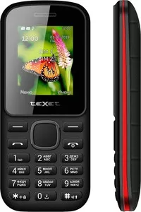 Фото №5 Мобильный телефон TeXet TM-130 черный-красный