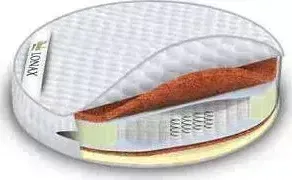 Матрас LONAX Round Cocos-Medium TFK D x220