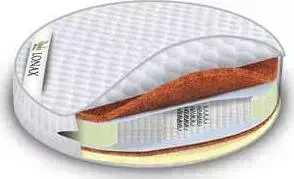 Матрас LONAX Round Cocos-Medium S1000 D x220