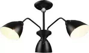 Люстра Imex потолочная MD.3222-3-S BK 3*60Вт E27