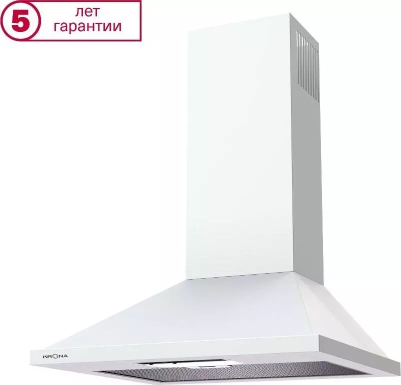 Фото №3 Вытяжка KRONA Bella 500 white push button