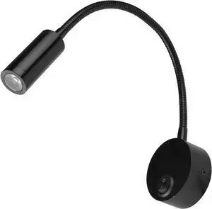 Фото №1 Бра UNIEL (UL-00004176) ULT-F21-3W/4000K IP20 Black