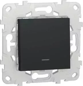 Выключатель Schneider Electric одноклавишный Unica New NU520154N