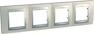 Рамка Schneider Electric 4-постовая Unica Top MGU66.008.095