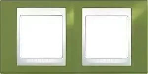 Фото №2 Рамка Schneider Electric 2-постовая Unica Хамелеон MGU6.004.866