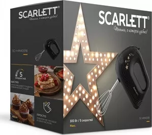 Фото №3 Миксер SCARLETT SC-HM40S18 черный
