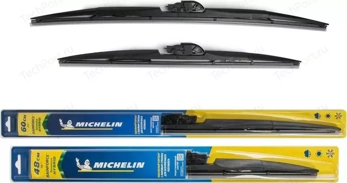 Фото №8 Щетки стеклоочистителя MICHELIN 600мм/480мм, гибридные, 2шт (K13324-19) Michelin