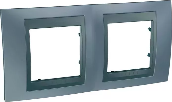 Фото №1 Рамка Schneider Electric 2-постовая Unica Top MGU66.004.297