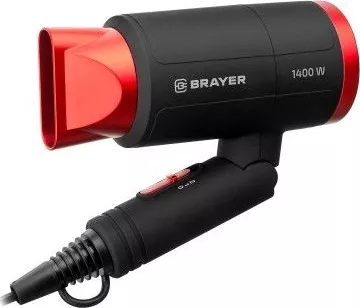Фото №2 Фен BRAYER BR3040-RD