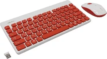 Фото №1 Клавиатура и мышь SMARTBUY SBC-220349AG-RW красно-белый Комплект мыши и клавиатуры