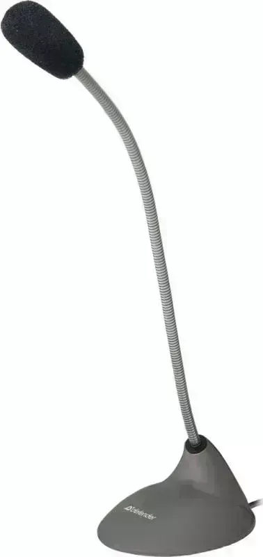 Фото №1 Микрофон DEFENDER компьютерный MIC-111 серый, 1,5 м (64111)